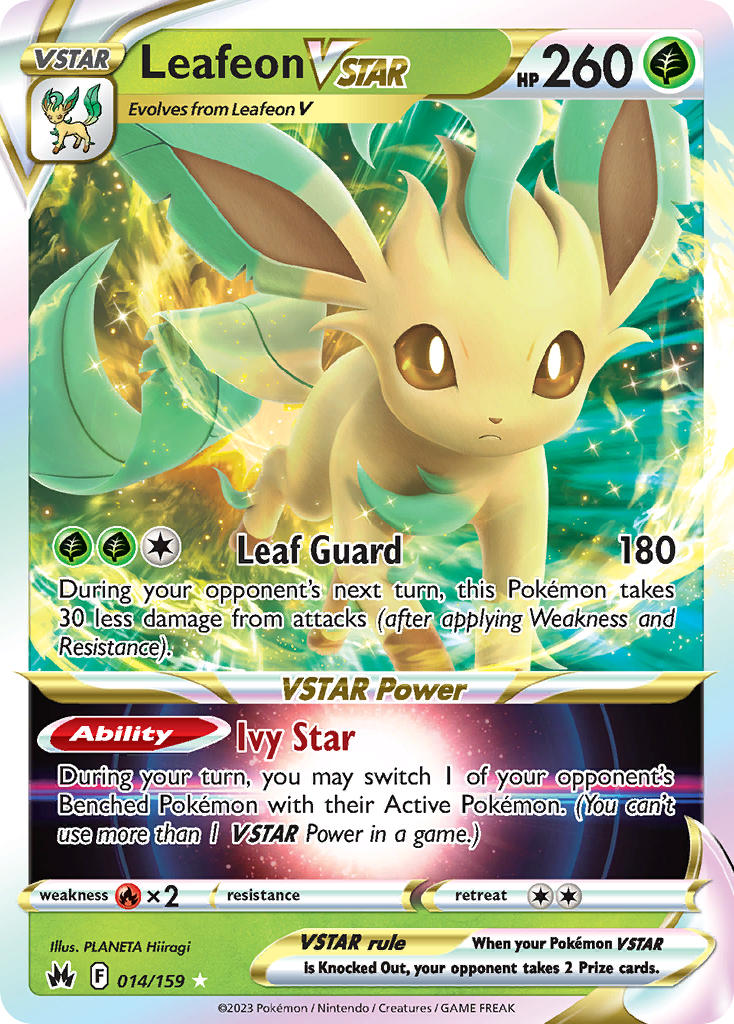 Leafeon VSTAR - 014/159 - Scroll and Circuit Games